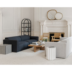 Taffy White Accent Table - Ornate Home