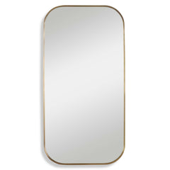 Taft Plated Brass Mirror - Ornate Home