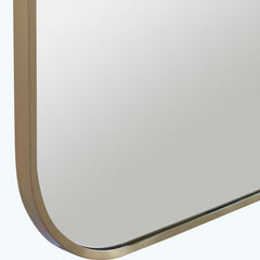 Taft Plated Brass Mirror - Ornate Home