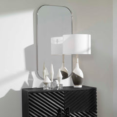 Taft Polished Nickel Mirror - Ornate Home