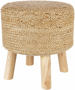 Tagaytay Natural Wood Stool Ottoman - Clearance - Ornate Home