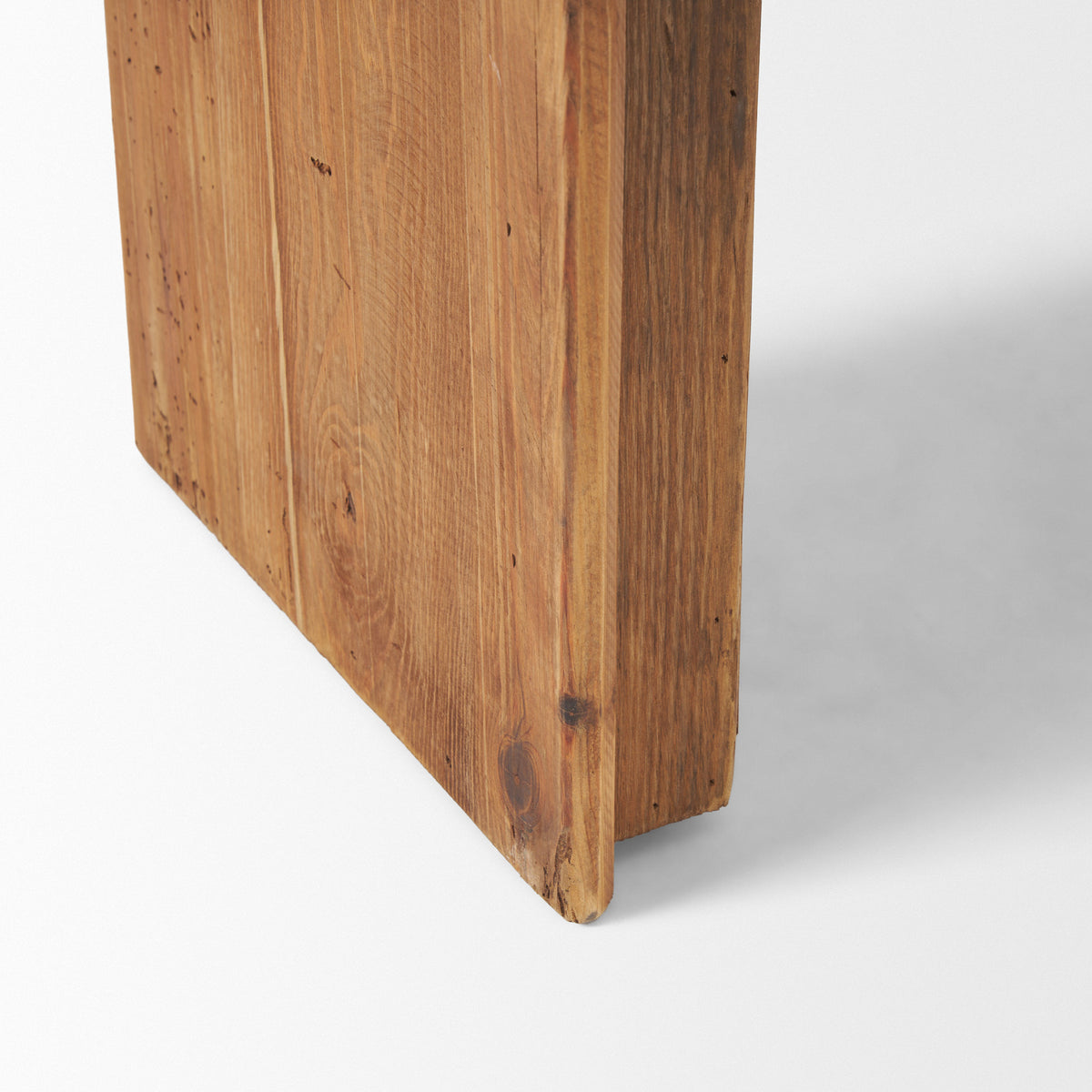 Tahira Brown Rectangular Recycled Wooden Bench - Ornate Home