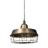 Tahla Gold Metal Cage Pendant Light - Ornate Home