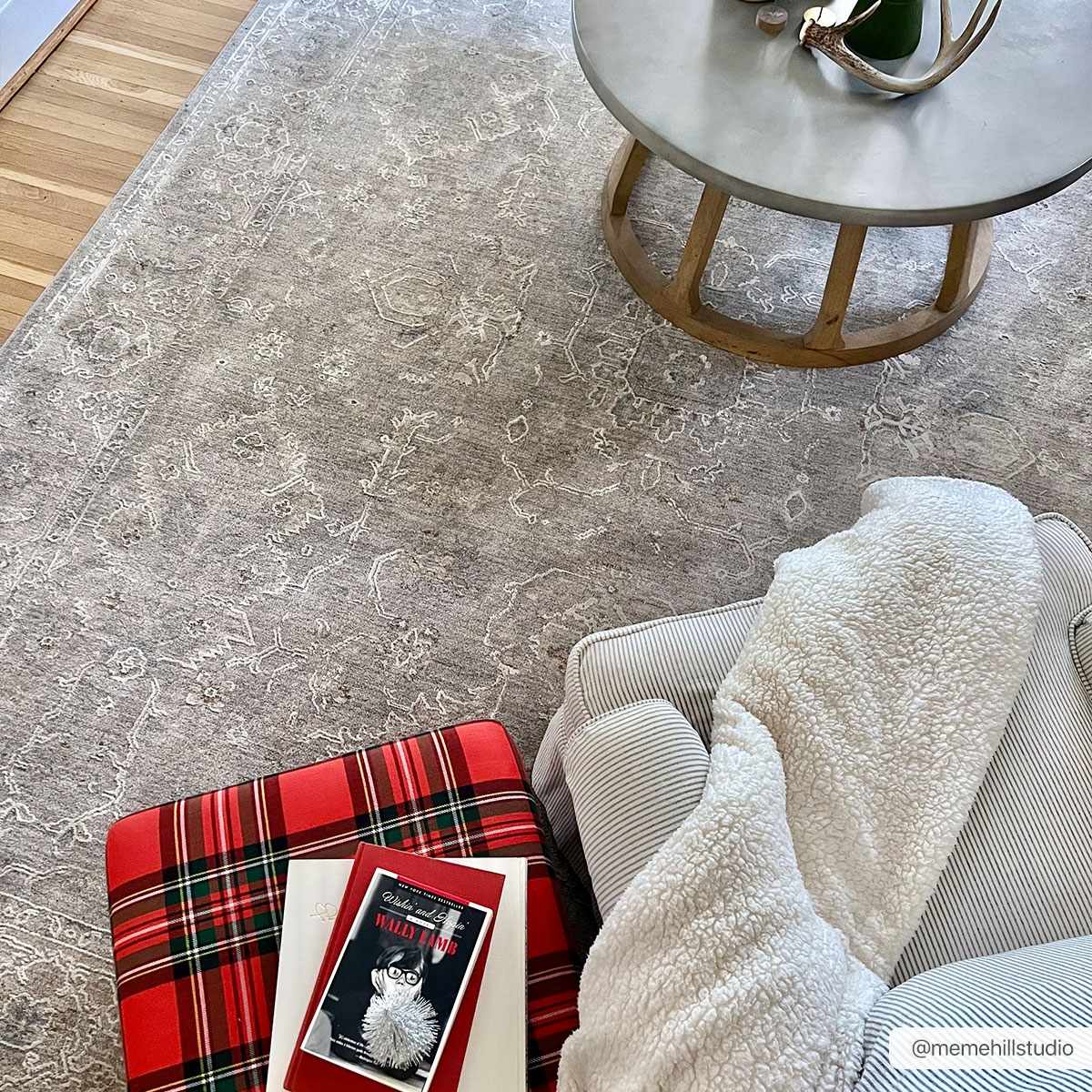 Tahmoor Gray Statement Rug - Clearance - Ornate Home