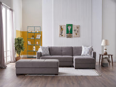 Tahoe Dark Gray Sectional - Ornate Home