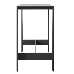 Tahoe Gray 59 Inch Rectangle Outdoor Patio Aluminum Bar Table - Ornate Home