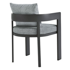 Tahoe Gray Outdoor Patio Aluminum Dining Chair - Ornate Home