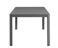 Tahoe Gray Outdoor Patio Aluminum Extendable Dining Table - Ornate Home