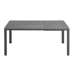 Tahoe Gray Outdoor Patio Aluminum Extendable Dining Table - Ornate Home