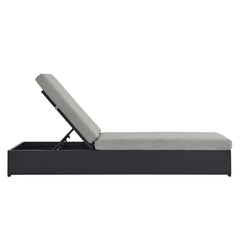Tahoe Gray Outdoor Patio Powder-Coated Aluminum Chaise Lounge Chair - Ornate Home