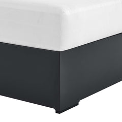 Tahoe Gray/White Outdoor Patio Powder-Coated Aluminum Modular Right-Facing Chaise Lounge - Ornate Home