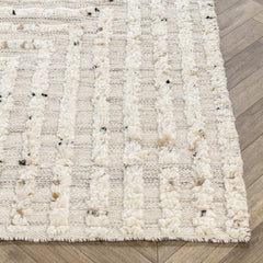 Tahoe Ivory Wool Rug - Ornate Home