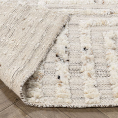 Tahoe Ivory Wool Rug - Ornate Home