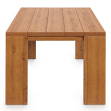 Tahoe Natural/Cocoa 3-Piece Outdoor Patio Acacia Wood Furniture Set - Ornate Home