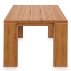 Tahoe Natural/Cocoa 3-Piece Outdoor Patio Acacia Wood Furniture Set - Ornate Home