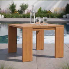 Tahoe Natural/Cocoa 3-Piece Outdoor Patio Acacia Wood Furniture Set - Ornate Home