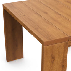 Tahoe Natural Outdoor Patio Acacia Wood Side Table - Ornate Home