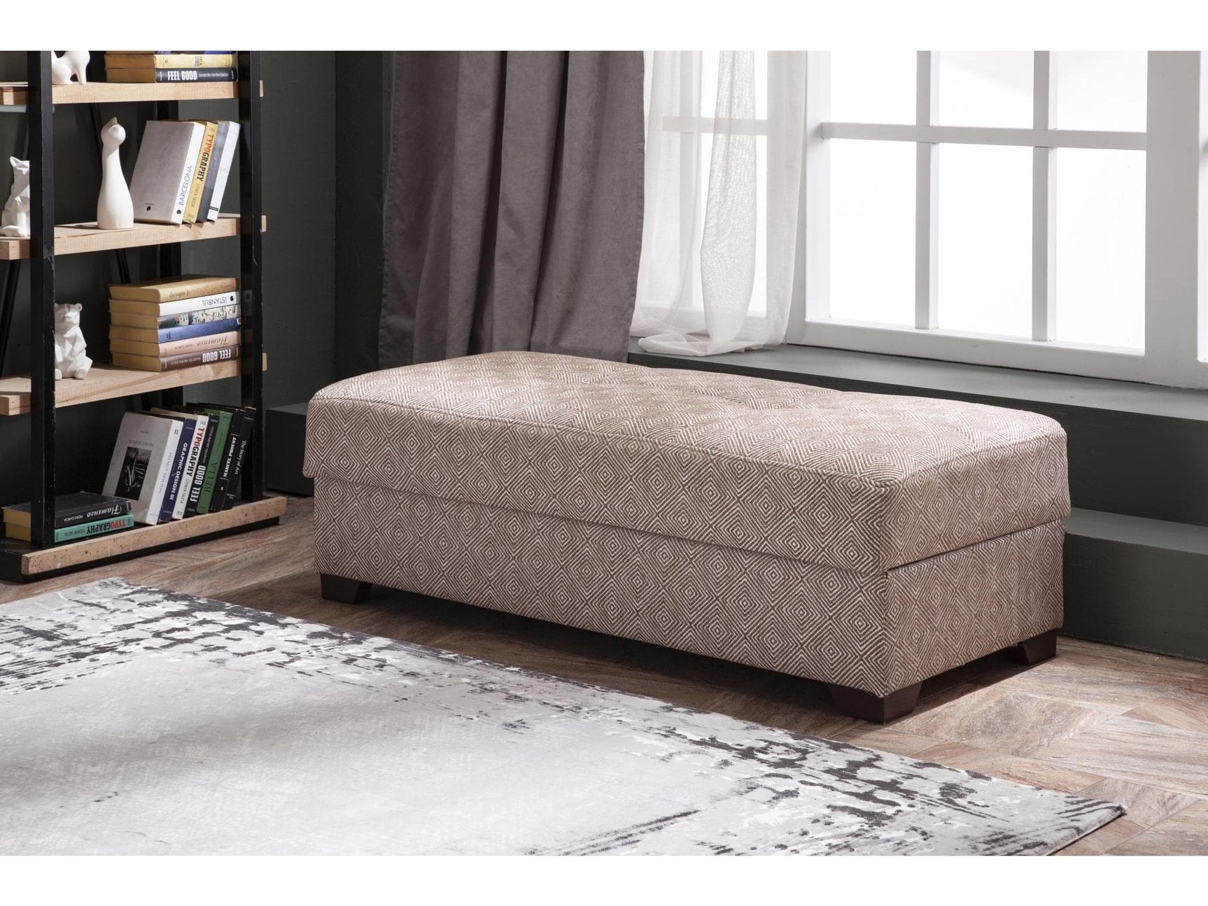 Tahoe Storage Ottoman - Ornate Home