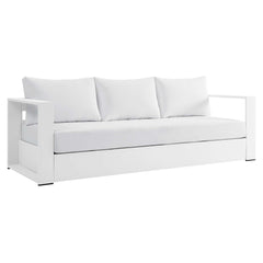 Tahoe White 2-Piece Outdoor Patio Powder-Coated Aluminum Set - Ornate Home