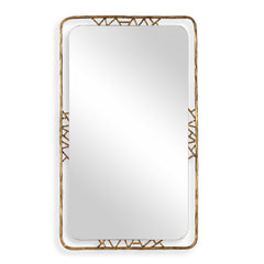 Tahoma Antiqued Gold Mirror - Ornate Home