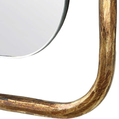 Tahoma Antiqued Gold Mirror - Ornate Home