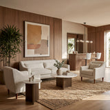 Tailo White & Brass Coffee Table - Ornate Home