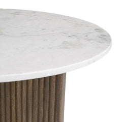Tailo White & Brass Coffee Table - Ornate Home