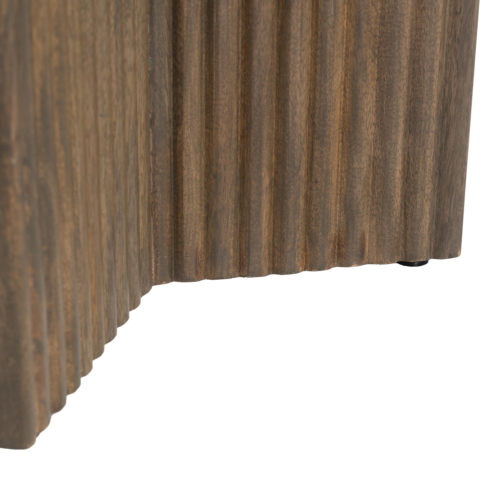 Tailo White & Brass Side Table - Ornate Home