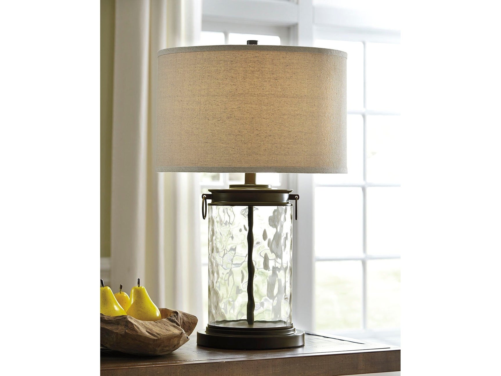 Tailynn Clear/Bronze Table Lamp (Set of 2) (Online Special Price) - Ornate Home