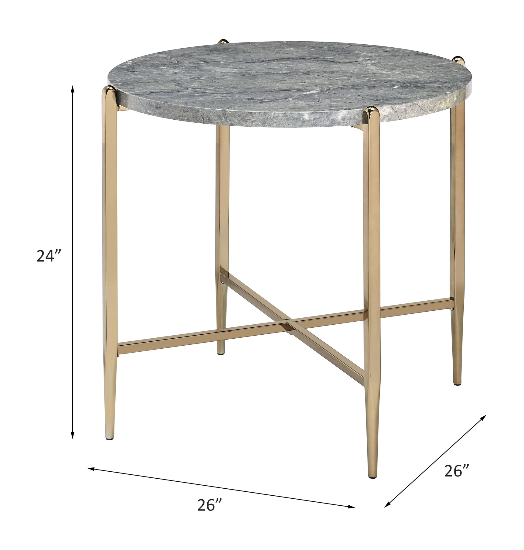 Tainte End Table - Ornate Home