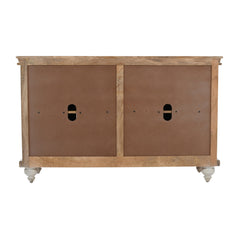 Taj White Accent Cabinet - Ornate Home