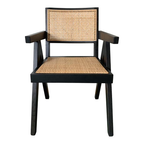 Takashi Black Chair (Set of 2) - Ornate Home