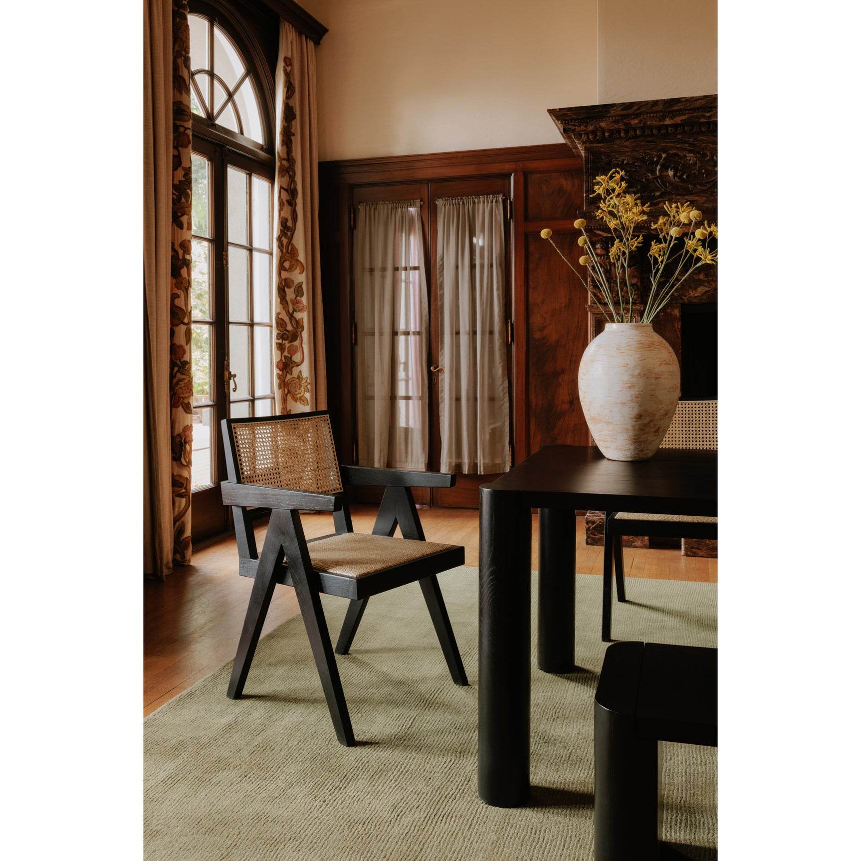 Takashi Black Chair (Set of 2) - Ornate Home