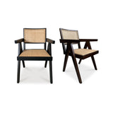 Takashi Dark Brown Chair (Set of 2) - Ornate Home