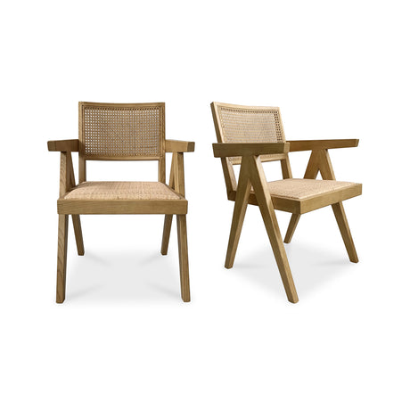Takashi Natural Chair (Set of 2) - Ornate Home
