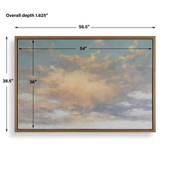 Take Me Higher Multicolor Framed Sky Art - Ornate Home
