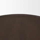 Takoda Dark Brown Wood Tapered Drum Nesting Coffee Tables - Ornate Home