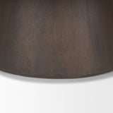 Takoda Dark Brown Wood Tapered Drum Nesting Coffee Tables - Ornate Home