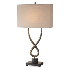 Talema Aged Silver Lamp - Ornate Home
