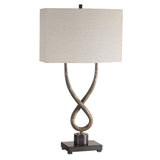 Talema Aged Silver Lamp - Ornate Home