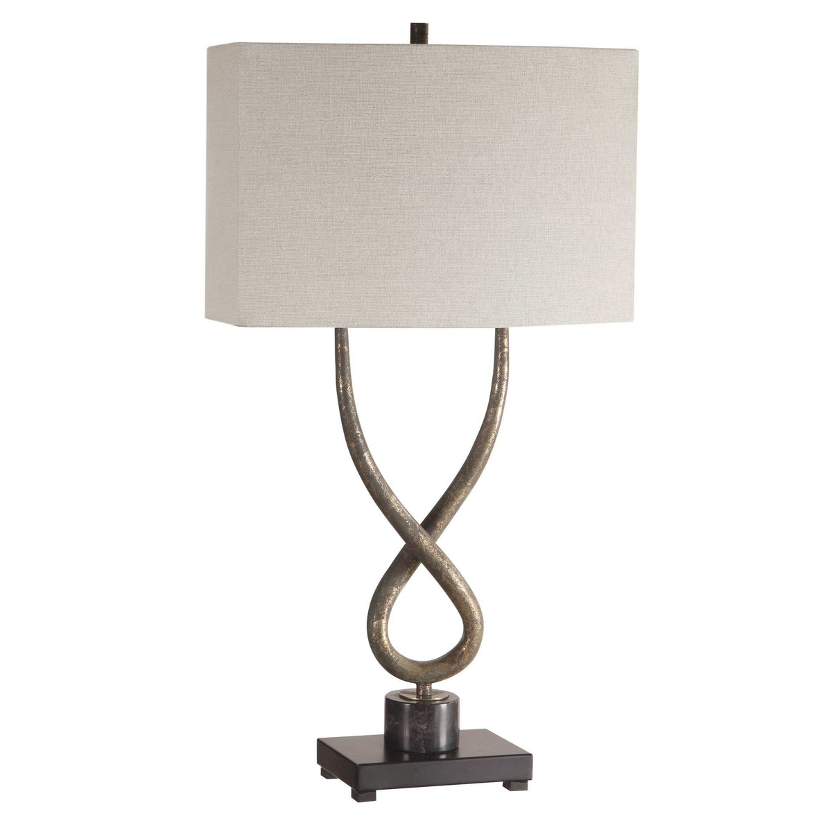 Talema Aged Silver Lamp - Ornate Home
