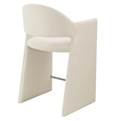 Talia Alabaster 37 Inch Performance Velvet Counter Stool - Ornate Home