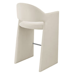 Talia Alabaster 41 Inch Performance Velvet Bar Stool - Ornate Home