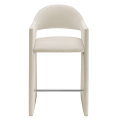 Talia Alabaster 41 Inch Performance Velvet Bar Stool - Ornate Home