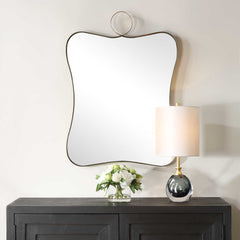 Talia Brass Vanity Mirror - Ornate Home