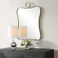 Talia Brass Vanity Mirror - Ornate Home