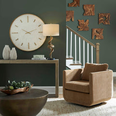 Talia Brown/Woodtone Wood Wall Decor (Set of 9) - Ornate Home