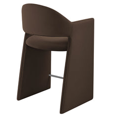 Talia Chocolate Brown 37 Inch Performance Velvet Counter Stool - Ornate Home