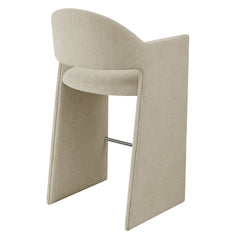 Talia Linen 41 Inch Upholstered Fabric Bar Stool - Ornate Home