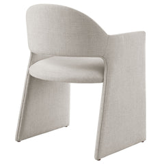 Talia Linen Upholstered Fabric Dining Armchair - Ornate Home
